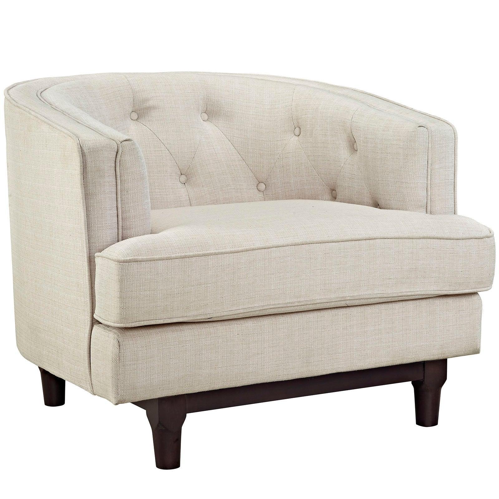 Modway Coast Upholstered Fabric Armchair FredCo