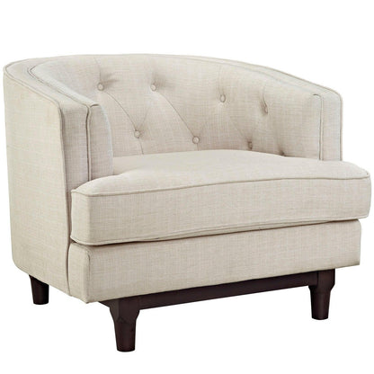 Modway Coast Upholstered Fabric Armchair FredCo