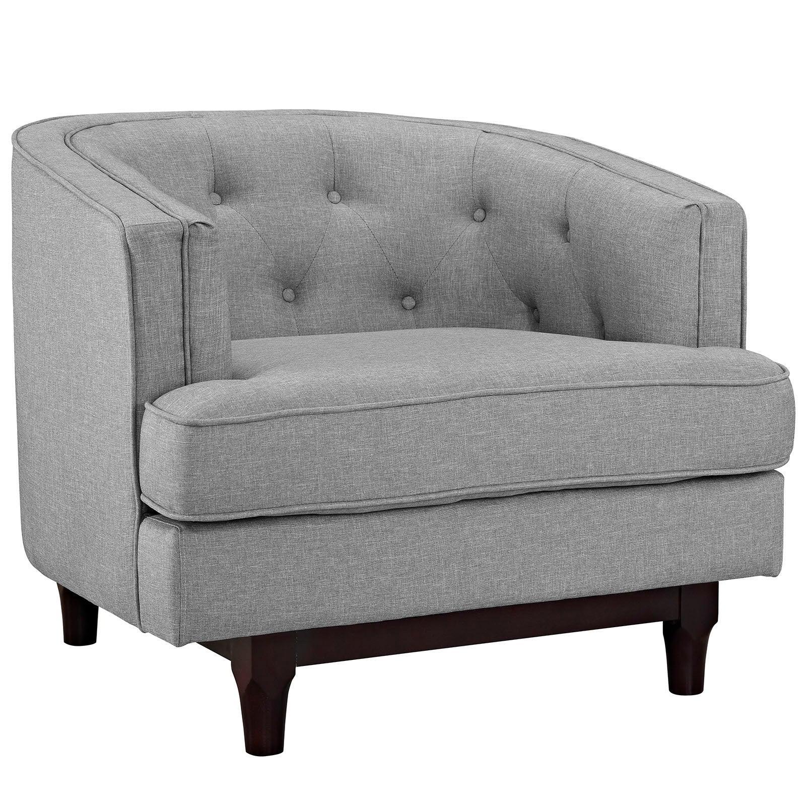 Modway Coast Upholstered Fabric Armchair FredCo