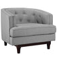Modway Coast Upholstered Fabric Armchair FredCo