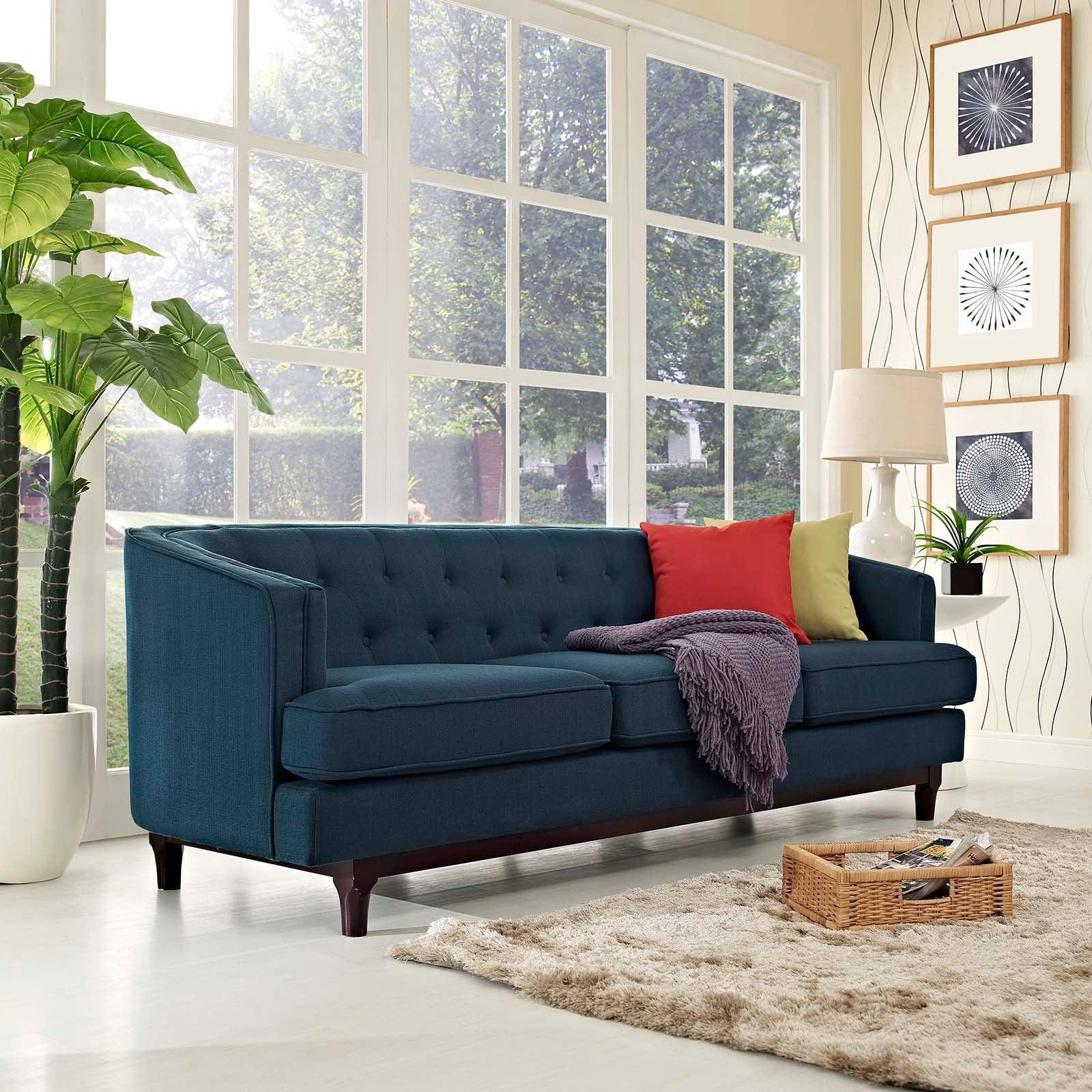 Modway Coast Upholstered Fabric Sofa FredCo