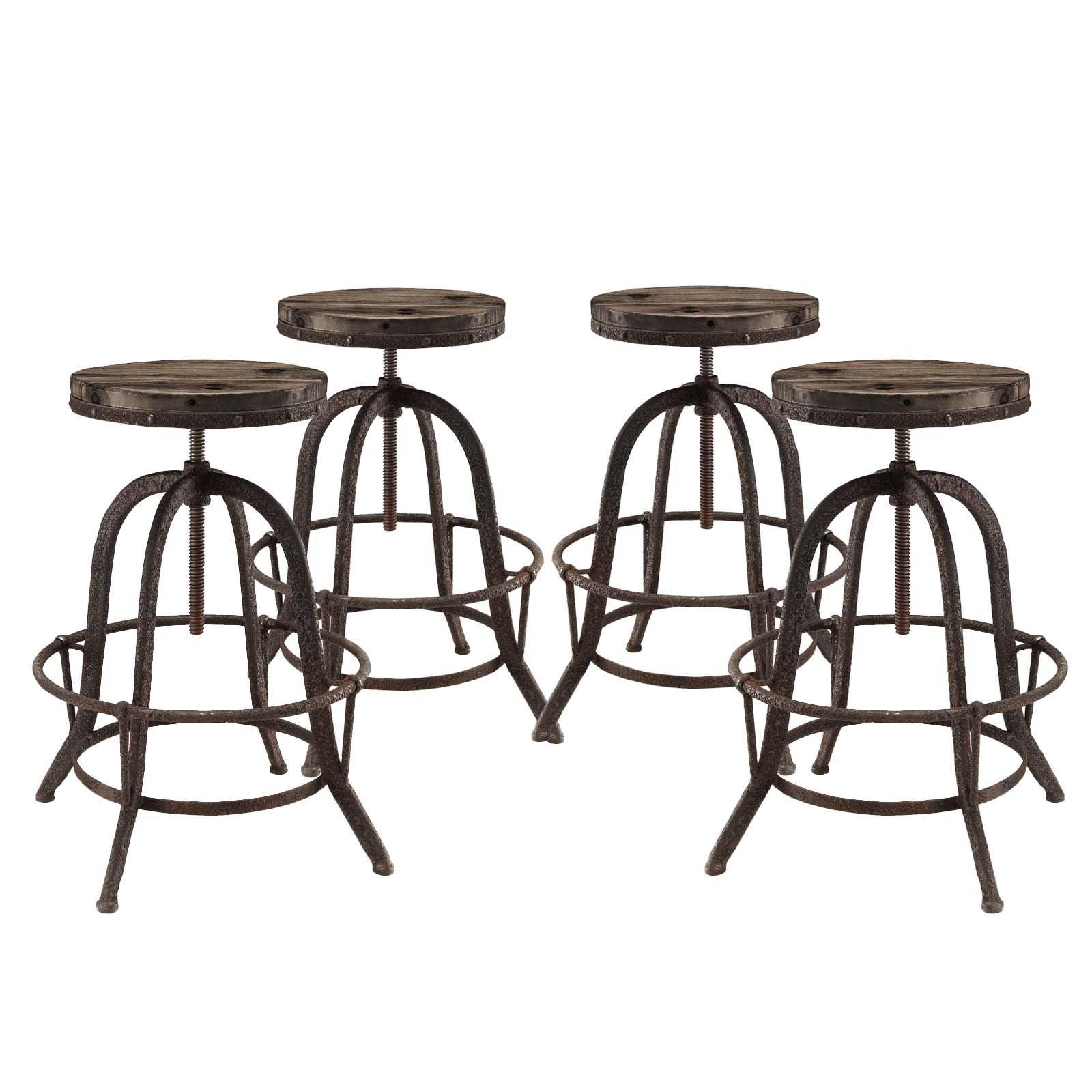 Modway Collect Bar Stool Set of 4 FredCo