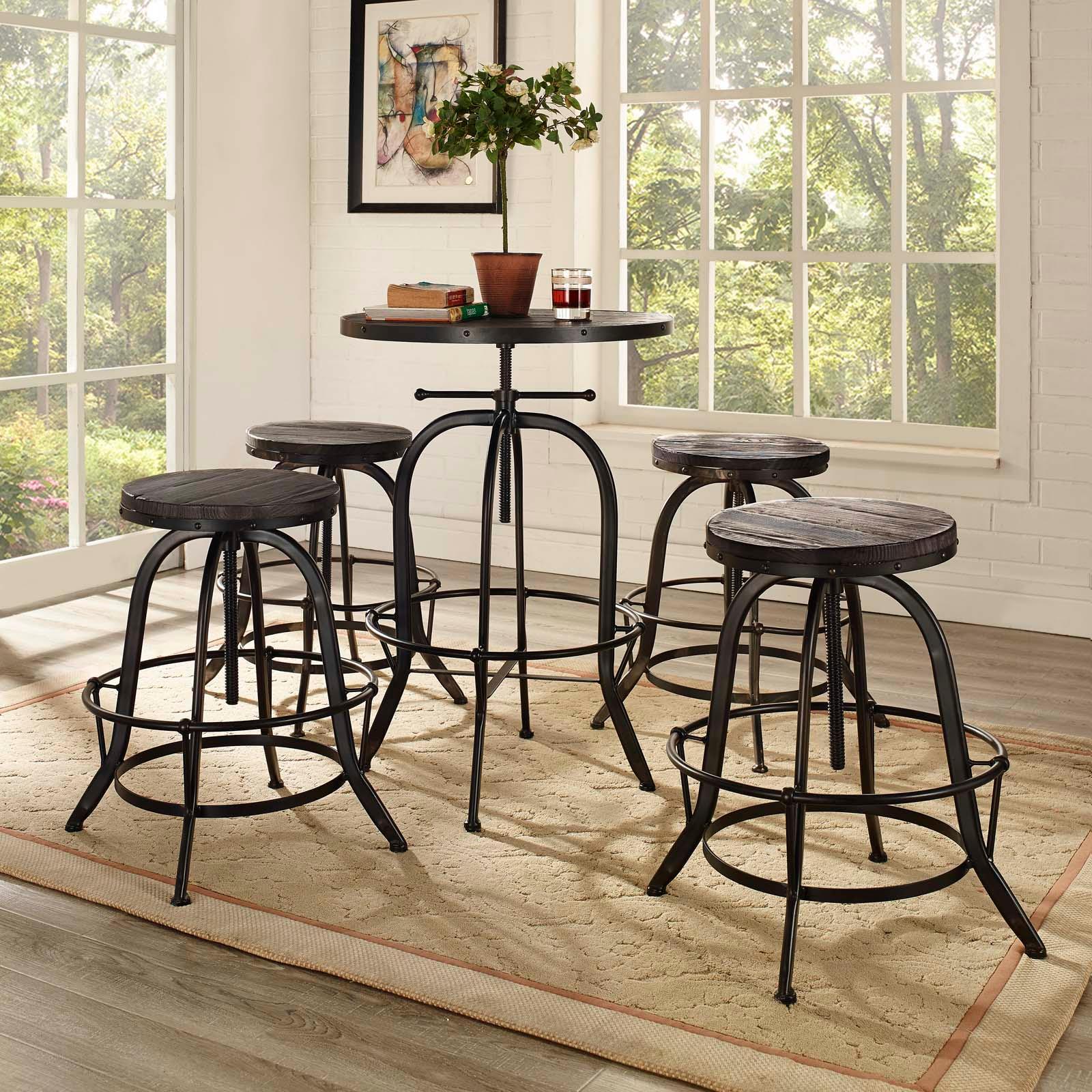 Modway Collect Bar Stool Set of 4 FredCo