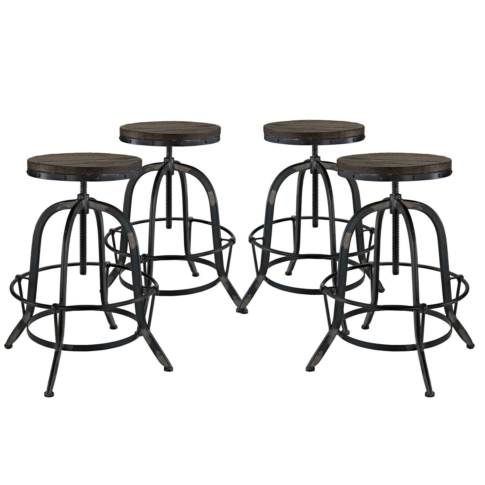 Modway Collect Bar Stool Set of 4 FredCo