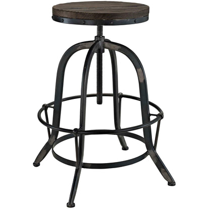 Modway Collect Wood Top Bar Stool FredCo