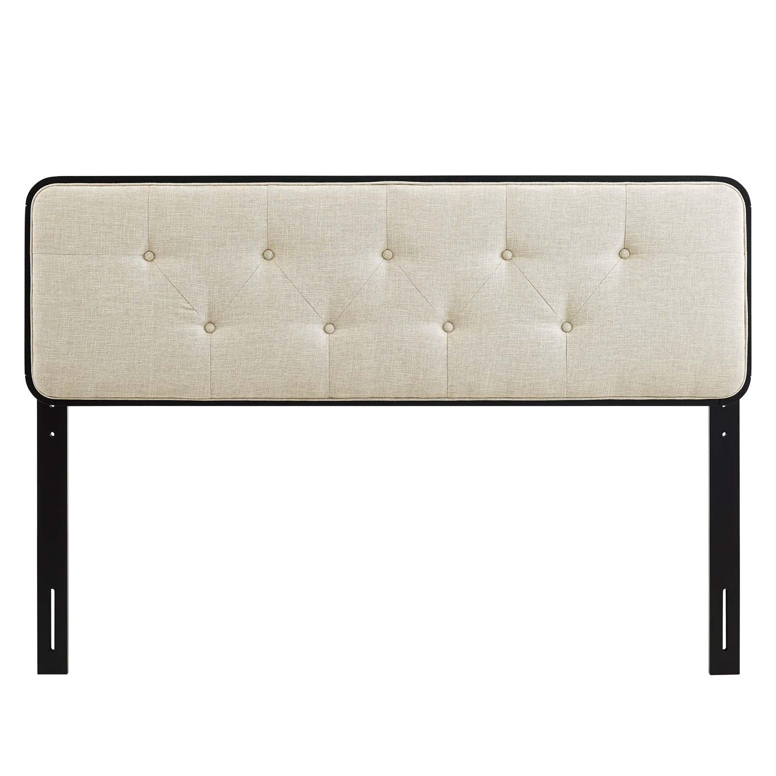Modway Collins Tufted King Fabric and Wood Headboard FredCo