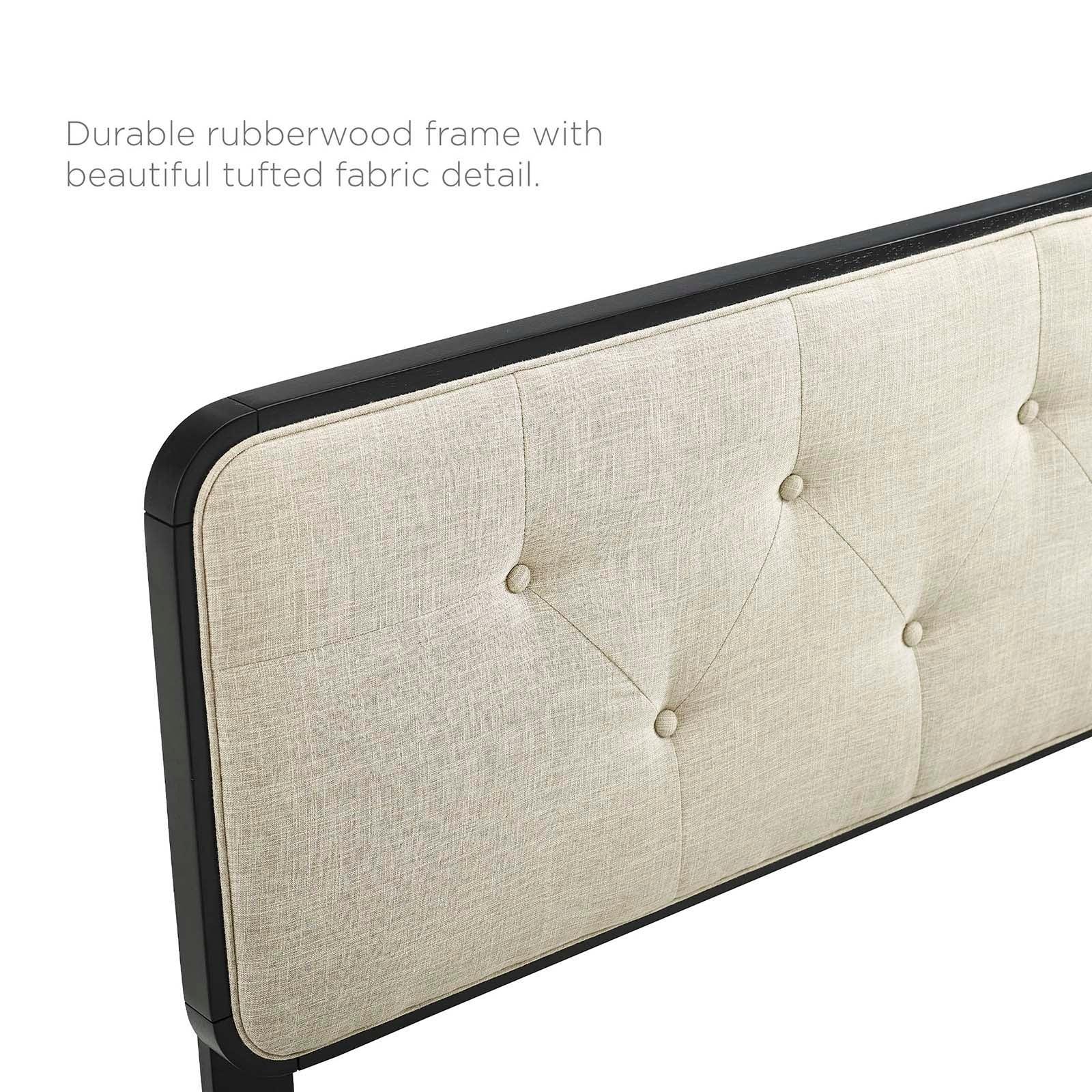 Modway Collins Tufted Twin Fabric and Wood Headboard FredCo