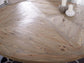 Modway Column 71" Round Pine Wood Dining Table FredCo