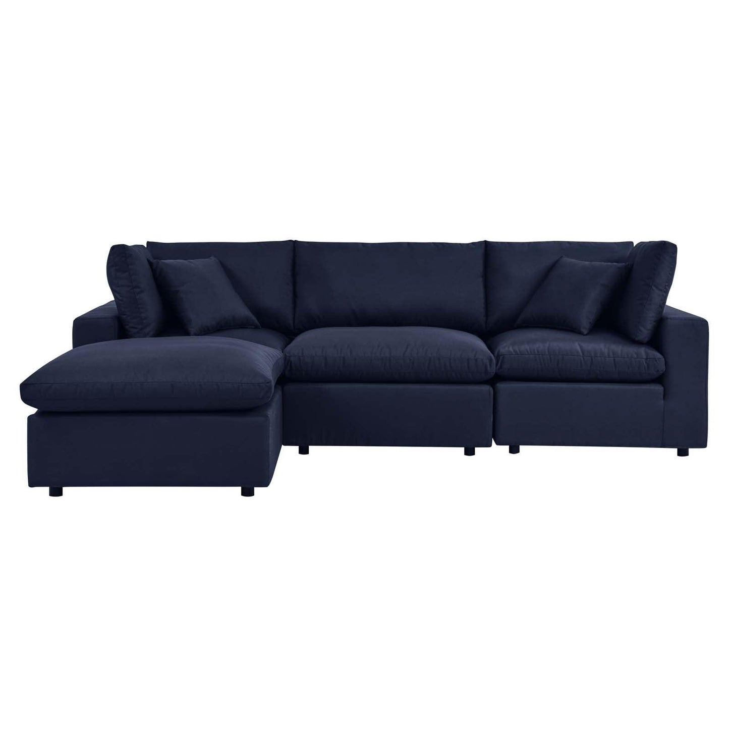 Modway Commix 4-Piece Outdoor Patio Sectional Sofa FredCo