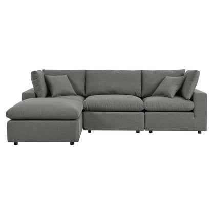 Modway Commix 4-Piece Outdoor Patio Sectional Sofa FredCo