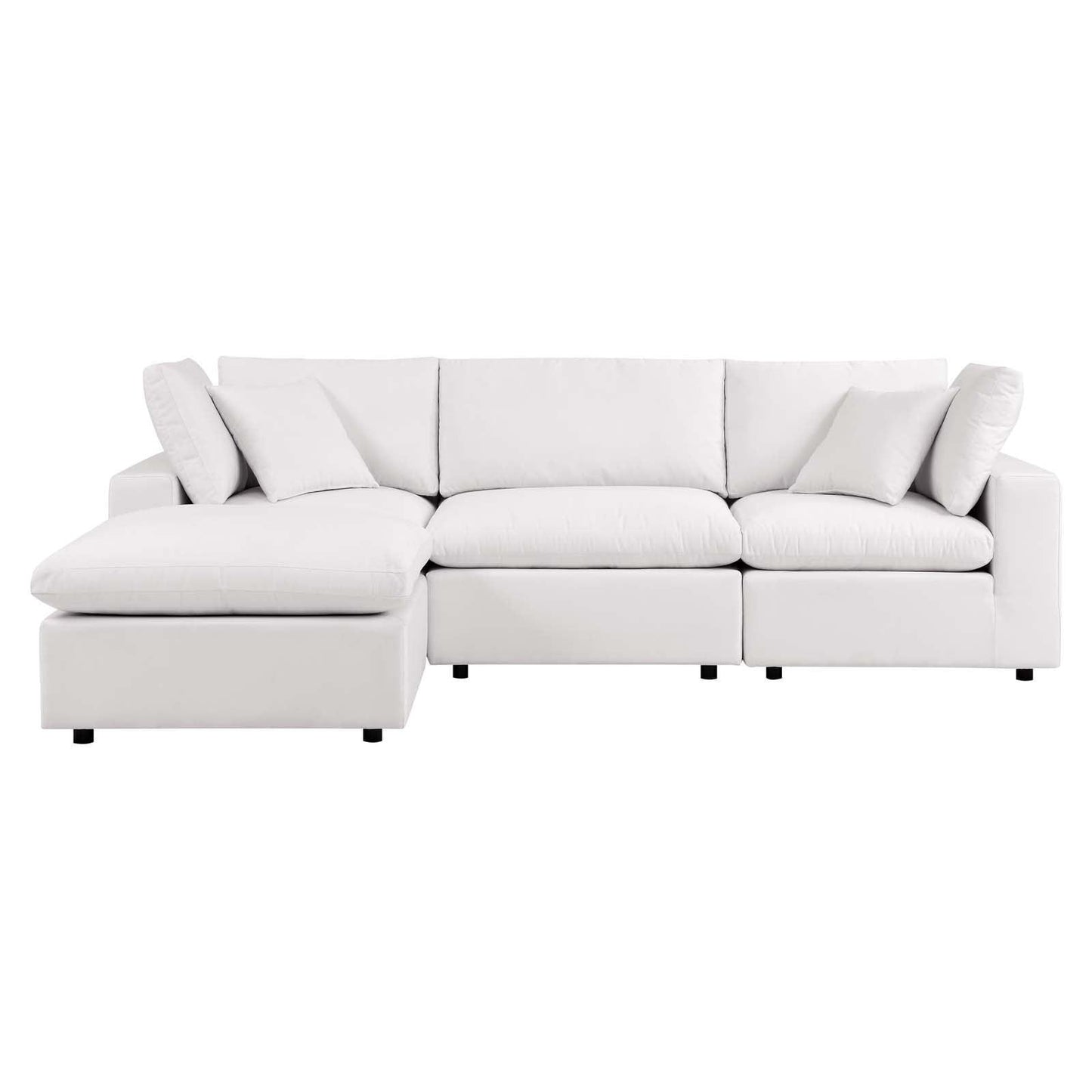 Modway Commix 4-Piece Outdoor Patio Sectional Sofa FredCo