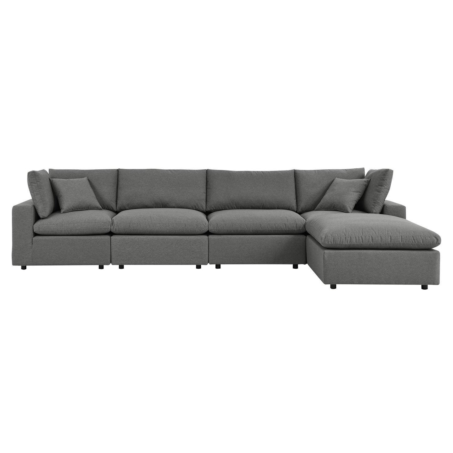 Modway Commix 5-Piece Outdoor Patio Sectional Sofa FredCo