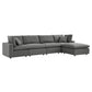 Modway Commix 5-Piece Outdoor Patio Sectional Sofa FredCo