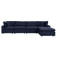 Modway Commix 5-Piece Outdoor Patio Sectional Sofa FredCo