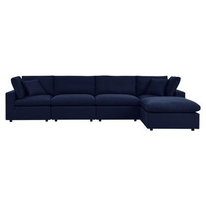 Modway Commix 5-Piece Sunbrella® Outdoor Patio Sectional Sofa FredCo