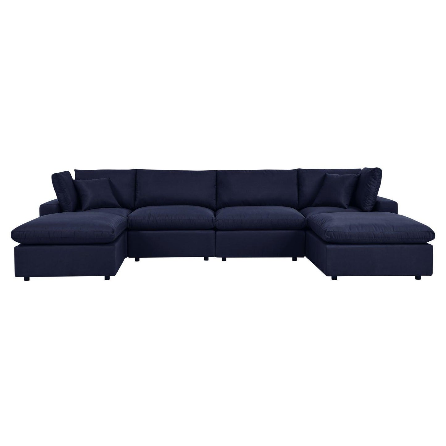 Modway Commix 6-Piece Outdoor Patio Sectional Sofa FredCo