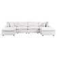 Modway Commix 6-Piece Outdoor Patio Sectional Sofa FredCo