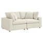 Modway Commix Down Filled Overstuffed 2 Piece Sectional Sofa Set FredCo