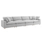 Modway Commix Down Filled Overstuffed 4 Piece Sectional Sofa Set, EEI-3357 FredCo