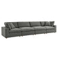 Modway Commix Down Filled Overstuffed 4 Piece Sectional Sofa Set, EEI-3357 FredCo