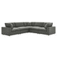Modway Commix Down Filled Overstuffed 5 Piece 5-Piece Sectional Sofa FredCo
