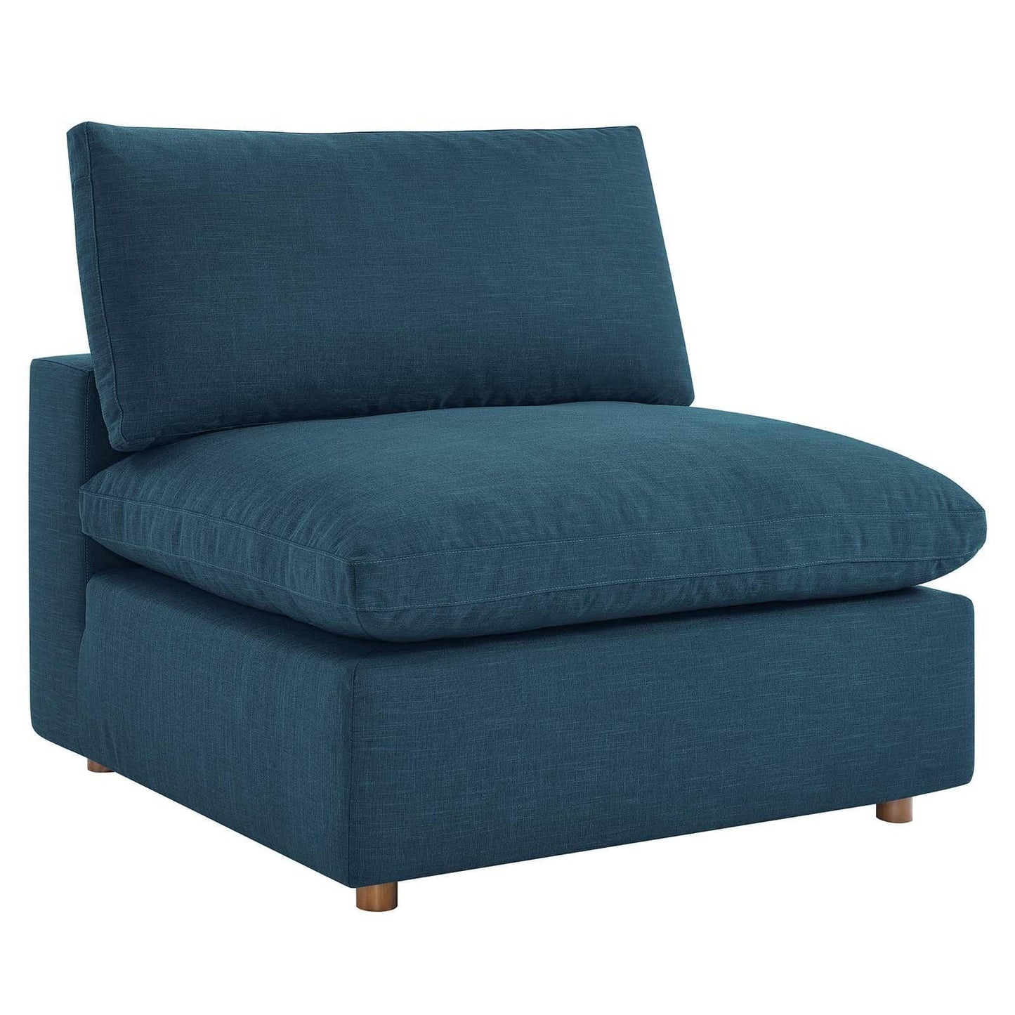 Modway Commix Down Filled Overstuffed 5-Piece Armless Sectional Sofa FredCo