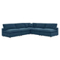 Modway Commix Down Filled Overstuffed 5-Piece Armless Sectional Sofa FredCo