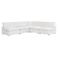 Modway Commix Down Filled Overstuffed 5-Piece Armless Sectional Sofa FredCo