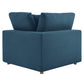 Modway Commix Down Filled Overstuffed 5-Piece Armless Sectional Sofa FredCo