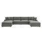 Modway Commix Down Filled Overstuffed 6-Piece Sectional Sofa FredCo