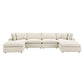 Modway Commix Down Filled Overstuffed 6-Piece Sectional Sofa FredCo