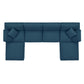 Modway Commix Down Filled Overstuffed 6-Piece Sectional Sofa FredCo