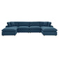 Modway Commix Down Filled Overstuffed 6-Piece Sectional Sofa FredCo
