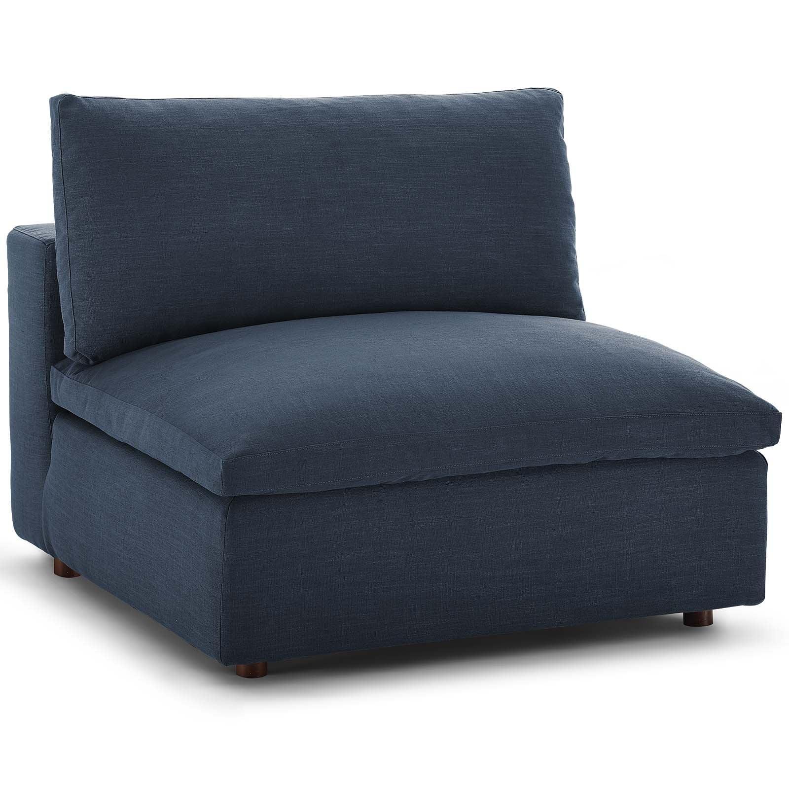 Modway Commix Down Filled Overstuffed 6 Piece Sectional Sofa Set FredCo
