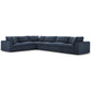 Modway Commix Down Filled Overstuffed 6 Piece Sectional Sofa Set FredCo