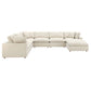Modway Commix Down Filled Overstuffed 7-Piece Sectional Sofa FredCo