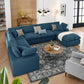 Modway Commix Down Filled Overstuffed 7-Piece Sectional Sofa FredCo
