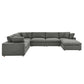 Modway Commix Down Filled Overstuffed 7-Piece Sectional Sofa FredCo