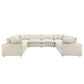 Modway Commix Down Filled Overstuffed 8-Piece Sectional Sofa FredCo