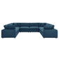 Modway Commix Down Filled Overstuffed 8-Piece Sectional Sofa FredCo