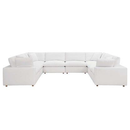 Modway Commix Down Filled Overstuffed 8-Piece Sectional Sofa FredCo