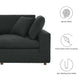 Modway Commix Down Filled Overstuffed Boucle 5-Piece Sectional Sofa FredCo