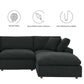Modway Commix Down Filled Overstuffed Boucle 6-Piece Sectional Sofa FredCo