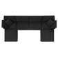 Modway Commix Down Filled Overstuffed Boucle 6-Piece Sectional Sofa FredCo