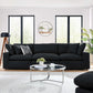 Modway Commix Down Filled Overstuffed Boucle Fabric 3-Seater Sofa FredCo