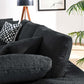 Modway Commix Down Filled Overstuffed Boucle Fabric 3-Seater Sofa FredCo
