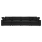Modway Commix Down Filled Overstuffed Boucle Fabric 4-Seater Sofa FredCo