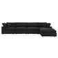 Modway Commix Down Filled Overstuffed Boucle Fabric 5-Piece Sectional Sofa FredCo