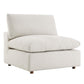 Modway Commix Down Filled Overstuffed Boucle Fabric Armless Chair FredCo