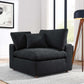 Modway Commix Down Filled Overstuffed Boucle Fabric Corner Chair FredCo